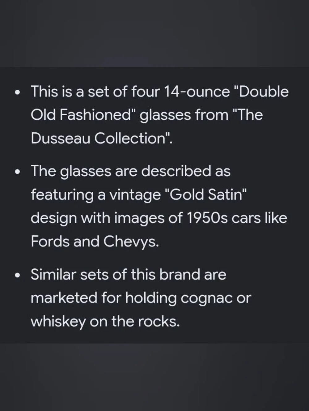 The Dusseau Collection set four